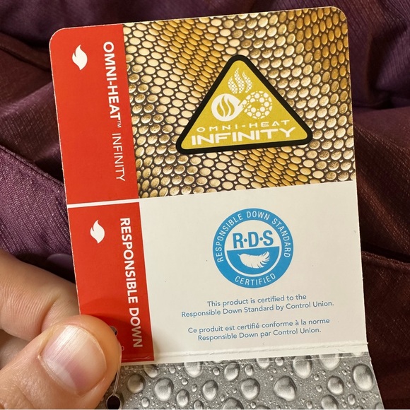 Columbia Womenās Mount Si Down Parka Size XL NWT NEW WITH TAGS Gold Omniheat - Picture 10 of 10